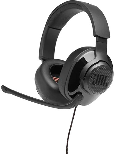 JBL Quantum 300 - Audífonos Gamer Over-Ear con Cable, Color Negro