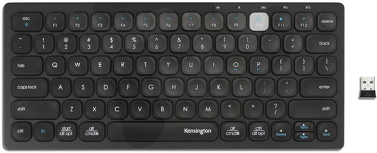 Kensington Compact Multidevice Keyboard Dual Wireless