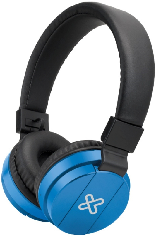 Klip Xtreme KWH-001BL - Auriculares Inalámbricos Bluetooth On-Ear con Eliminación Activa de Ruido - Color Azul