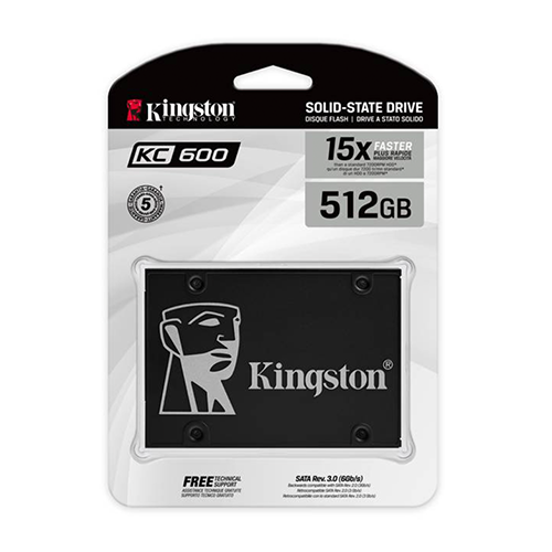 SSD Kingston KC600 512GB SATA 2.5 - Alto Rendimiento con Cifrado Avanzado