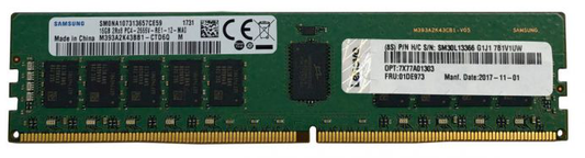 Memoria RAM Lenovo DDR4 32GB 3200MHz ECC Registered - Rendimiento Confiable para Servidores