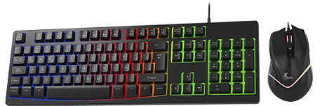 Xtech Antec Gaming Keyboard and Mouse Set with LED Lights XTK-531