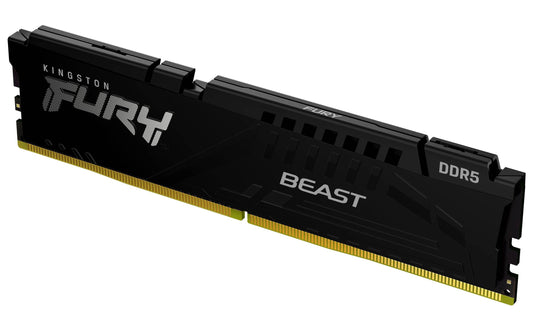 Memoria RAM Kingston FURY Beast DDR5 32GB 6000MHz - Potencia y Rendimiento para tu PC o Servidor