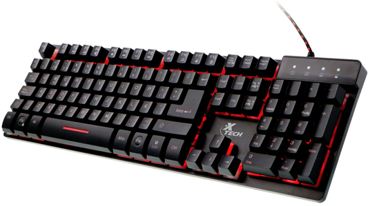 Xtech teclado gamer Revenger USB Iluminación tricolor