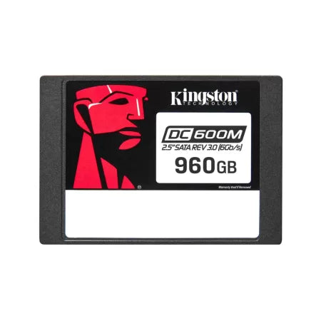 SSD Kingston DC600M 960GB SATA 2.5" para Centros de Datos - Rendimiento y Seguridad para Uso Mixto