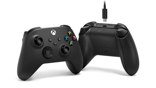Control Xbox Inalámbrico con Cable USB-C – Versátil y Ergonómico para Máximo Control en Juegos – Negro