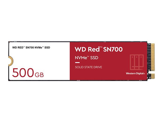 SSD Western Digital RED SN700 500GB para NAS - Rendimiento NVMe M.2 PCIe Gen3