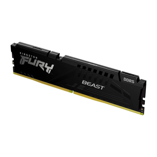 Memoria RAM Kingston Fury Beast Black DDR5 16GB - Impulsa tu Rendimiento al Máximo