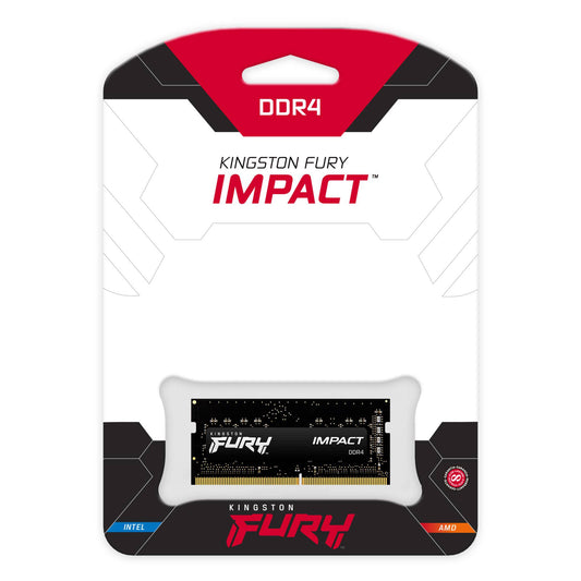 Memoria RAM DDR4 16GB Kingston FURY Impact - Rendimiento Potente para Portátiles